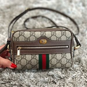 🛍️ Auth GUCCI 🛍️ Ophedia GG Supreme Mini Bag